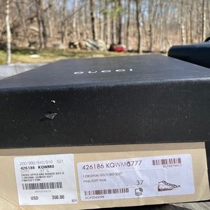 Gucci GG/MITO SOFT PINK Size 37